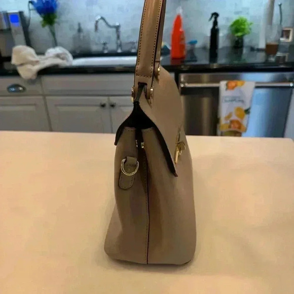 Cielo Celeste handbag/crossbody genuine leather with blush. made in Italy - Picture 4 of 16